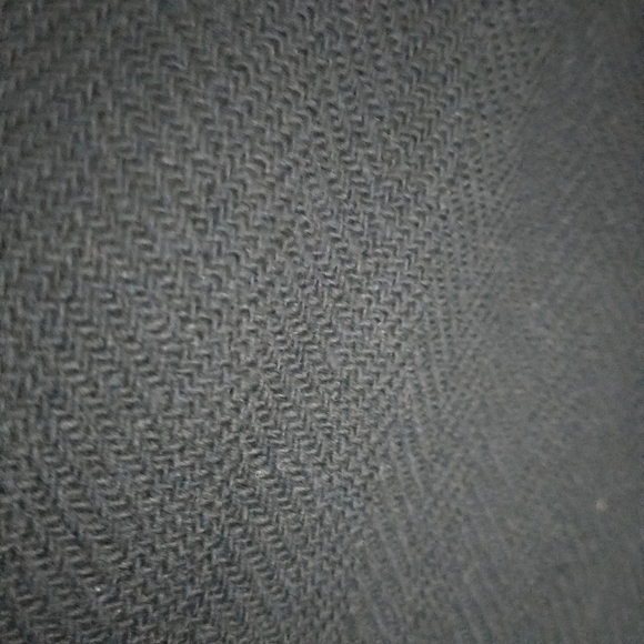 Land's End Women's Black Wool Woven Blazer 12 - Picture 3 of 11